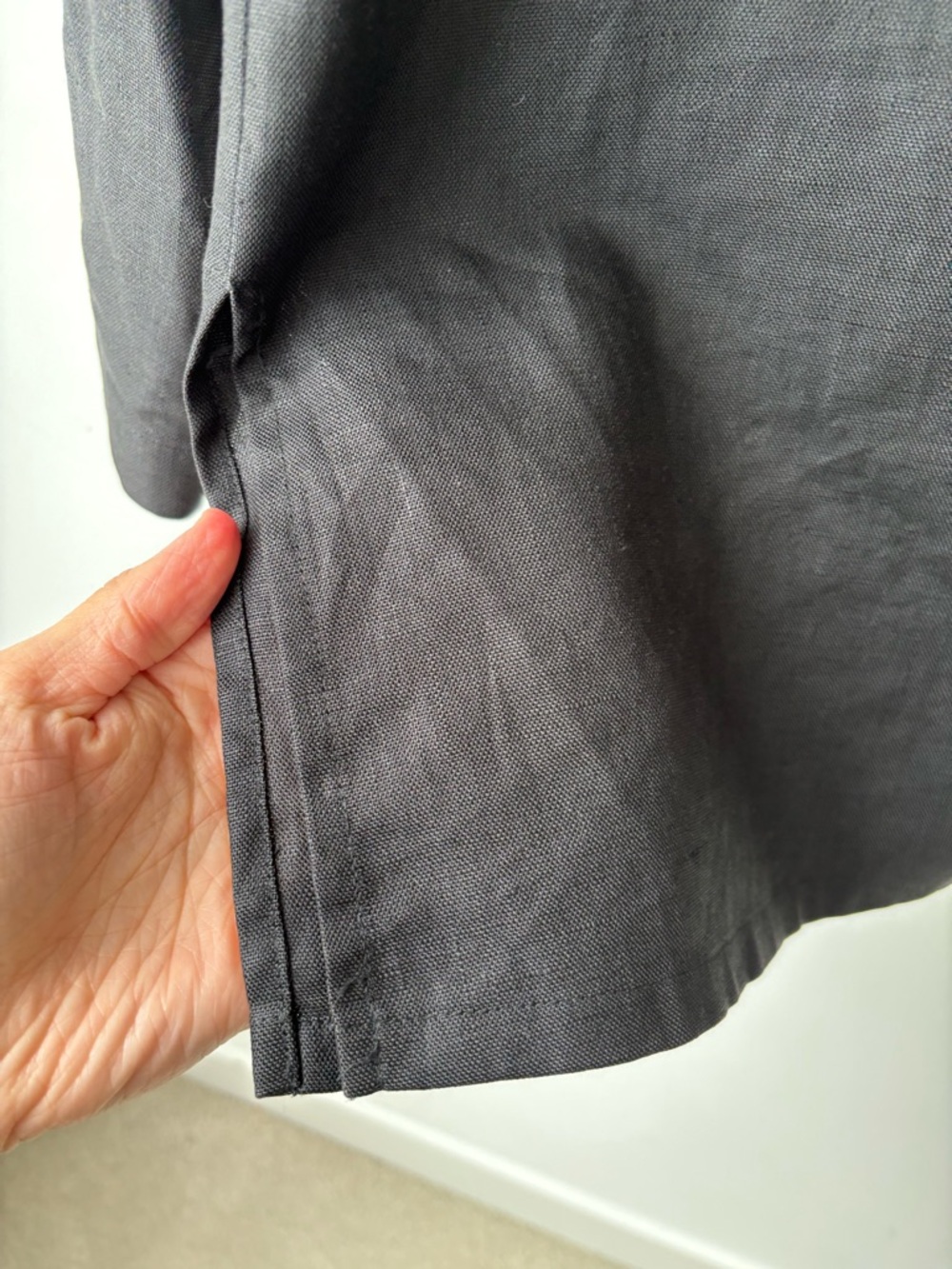 Vintage Talbots 100% Linen Blazer Jacket Size 6 Medium Minimalist Classic - Picture 10 of 11